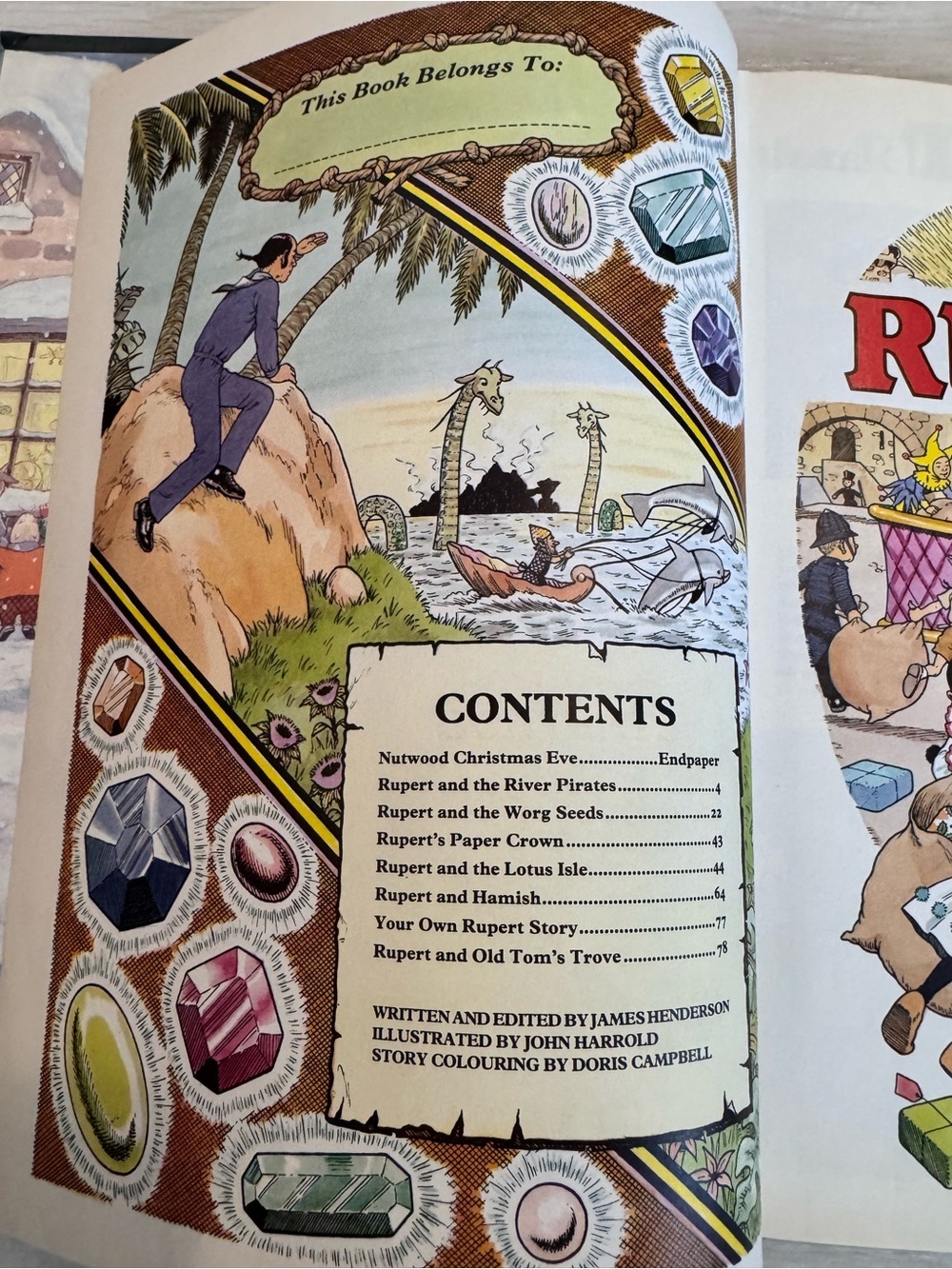 Vintage Rupert Annual 1987 Kids’ Classic Book - Picture 4 of 9